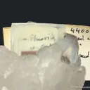 Fluorite (fluorescent) with Calcite - image 4