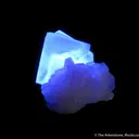 Fluorite (fluorescent) with Calcite - image 5