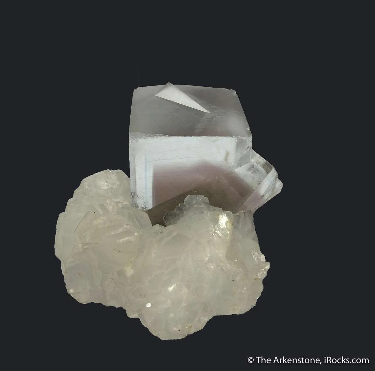 Fluorite (fluorescent) with Calcite - image 6