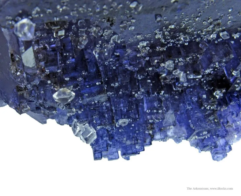 Fluorite (Fluorescent) With Calcite (Fluorescent) - image 5