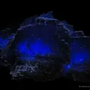 Fluorite (Fluorescent) With Calcite (Fluorescent) - image 6