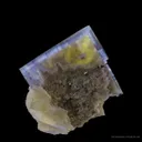 Fluorite (Fluorescent) With Chalcopyrite and Baryte - image 2