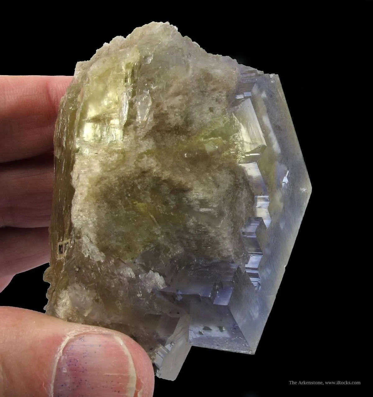 Fluorite (Fluorescent) With Chalcopyrite and Baryte - image 5