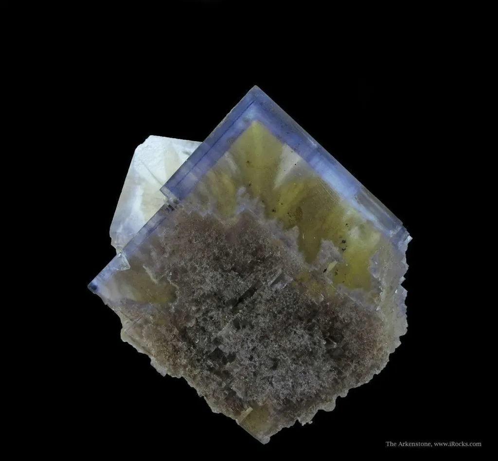 Fluorite (Fluorescent) With Chalcopyrite and Baryte - image 6