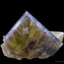 Fluorite (Fluorescent) With Chalcopyrite and Baryte - image 1