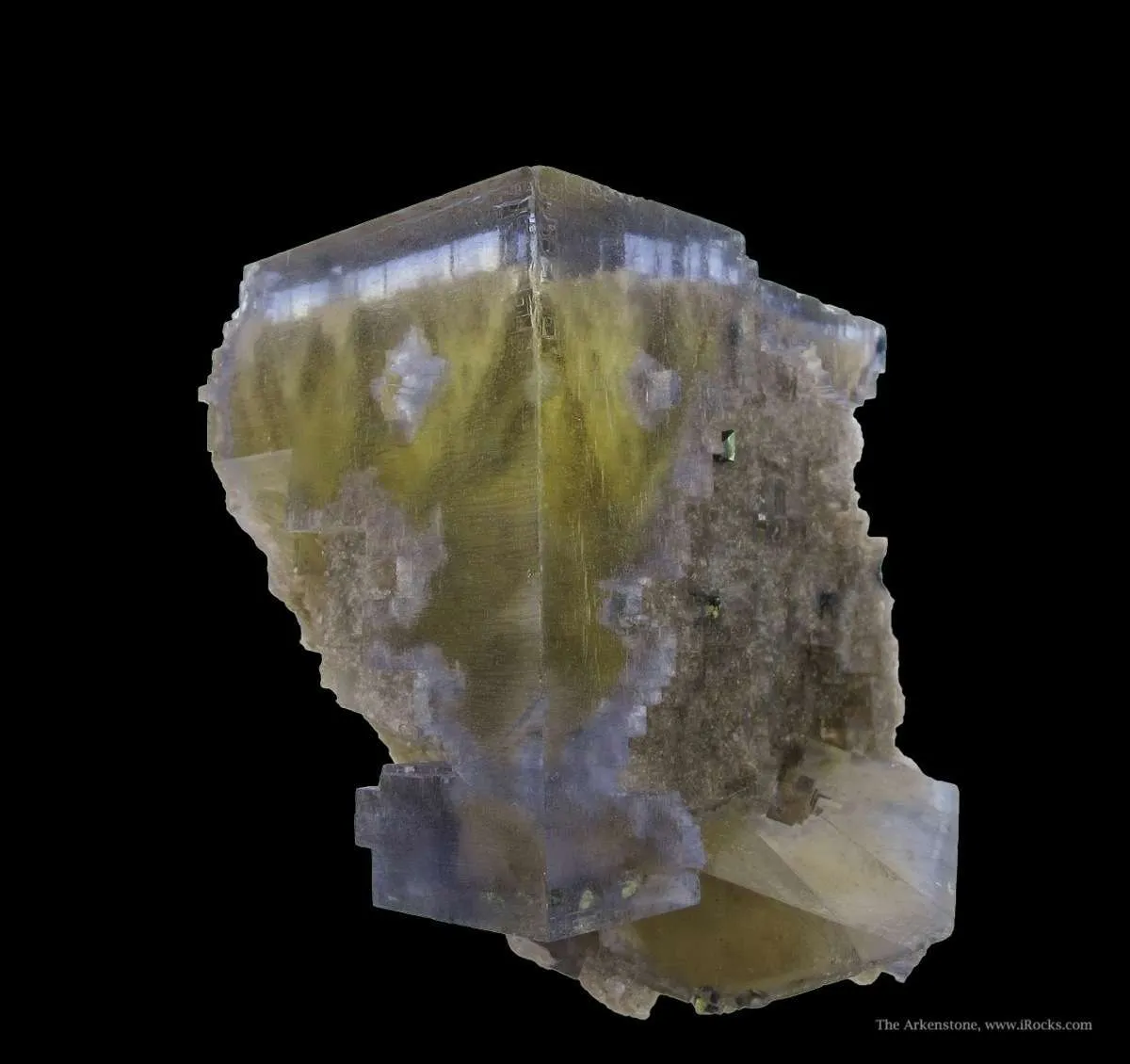 Fluorite (Fluorescent) With Chalcopyrite and Baryte - image 4
