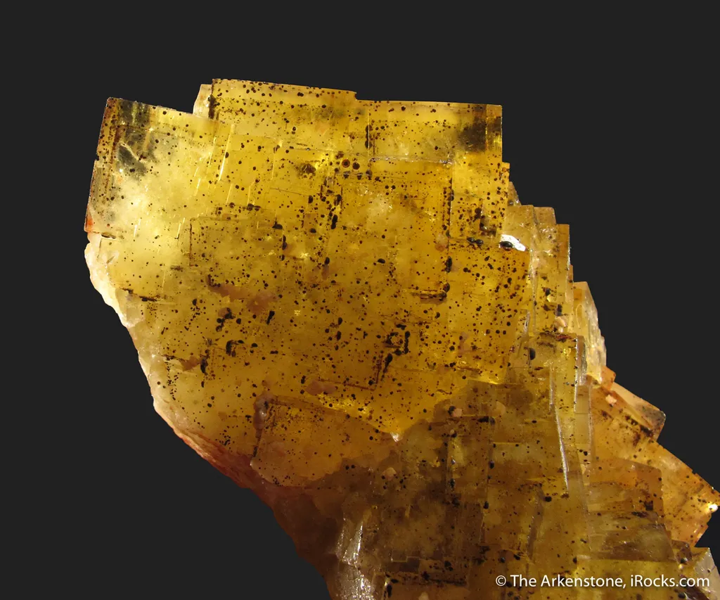 Fluorite (fluorescent) with Dolomite- illustrated - image 3