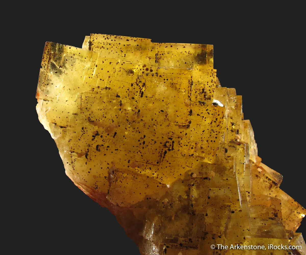 Fluorite (fluorescent) with Dolomite- illustrated - image 3