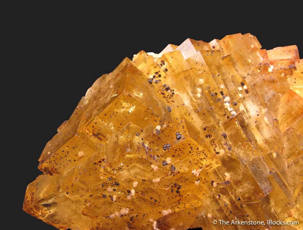 Fluorite (fluorescent) with Dolomite- illustrated - image 6