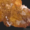 Fluorite (fluorescent) with Dolomite- illustrated - image 4