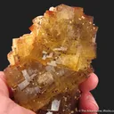 Fluorite (fluorescent) with Dolomite- illustrated - image 5