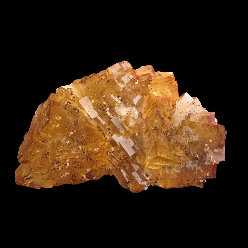 Fluorite (fluorescent) with Dolomite- illustrated image