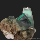 Fluorite (fluorescent) with elongated habit - image 2
