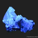 Fluorite (fluorescent) with elongated habit - image 7