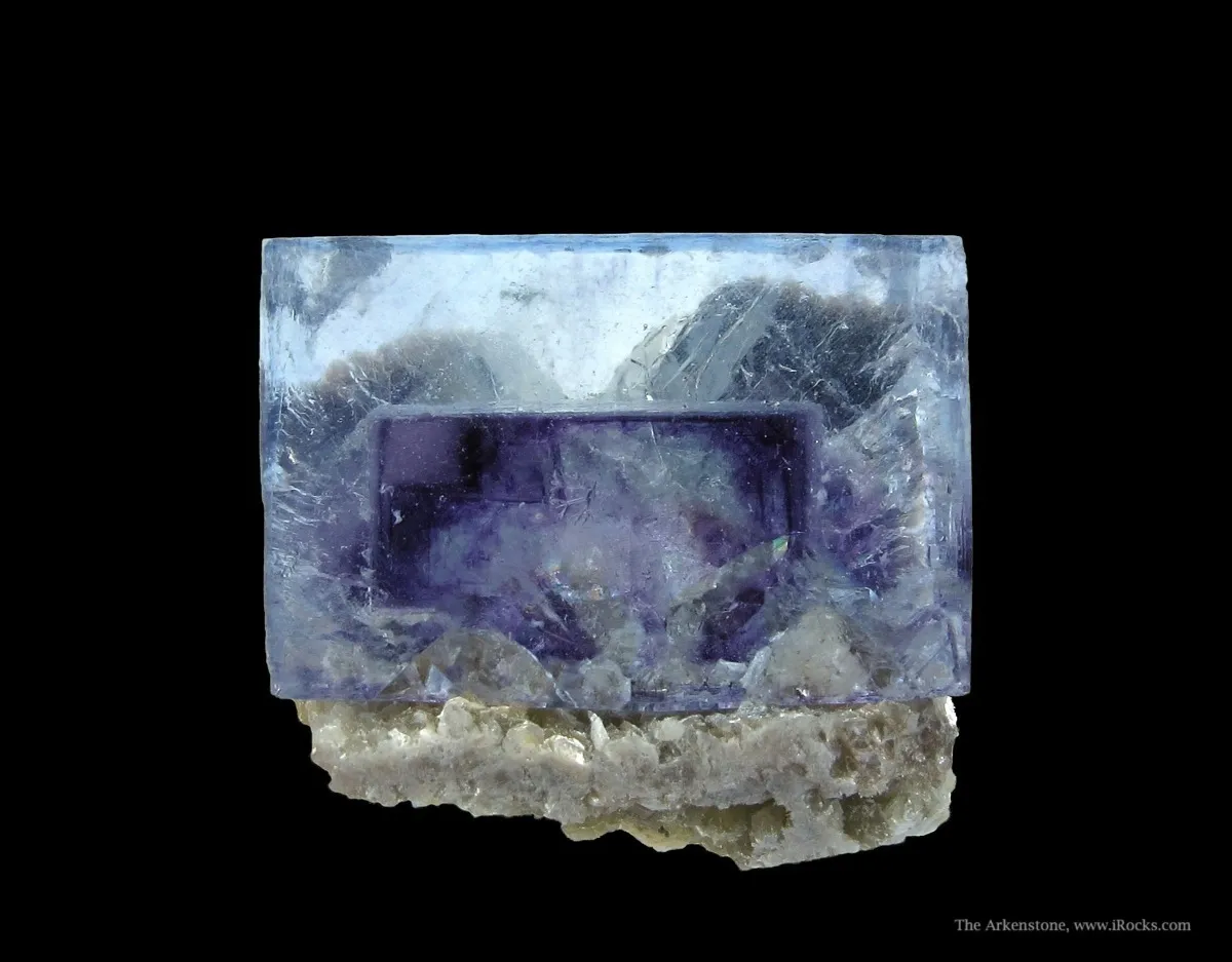 Fluorite (Fluorescent) With Muscovite - image 2