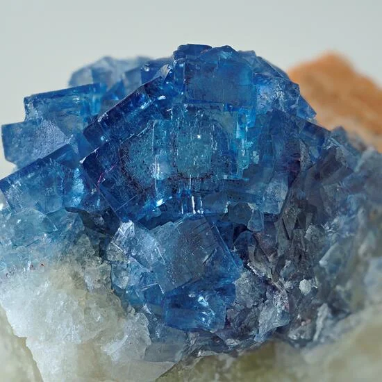 Fluorite from Bergmännisch Glück Mine, Frohnau, Annaberg-Buchholz, Erzgebirgskreis, Saxony, Germany image