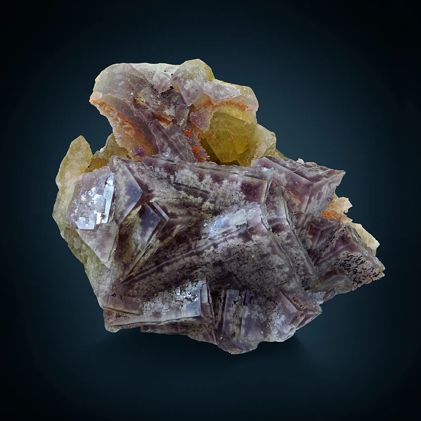 Fluorite from Bergmännisch Glück Mine, Frohnau, Annaberg-Buchholz, Erzgebirgskreis, Saxony, Germany - image 2