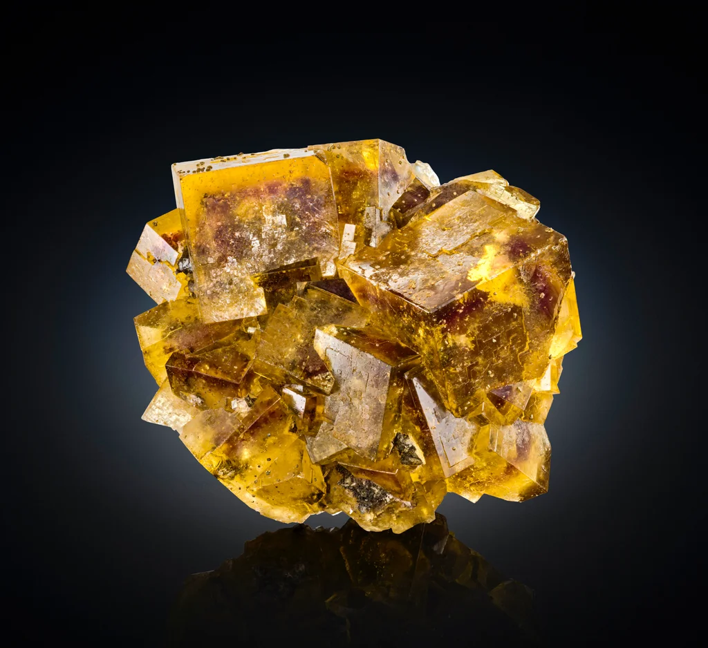 Fluorite from Bergmännisch Glück Mine, Frohnau, Annaberg-Buchholz, Erzgebirgskreis, Saxony, Germany image