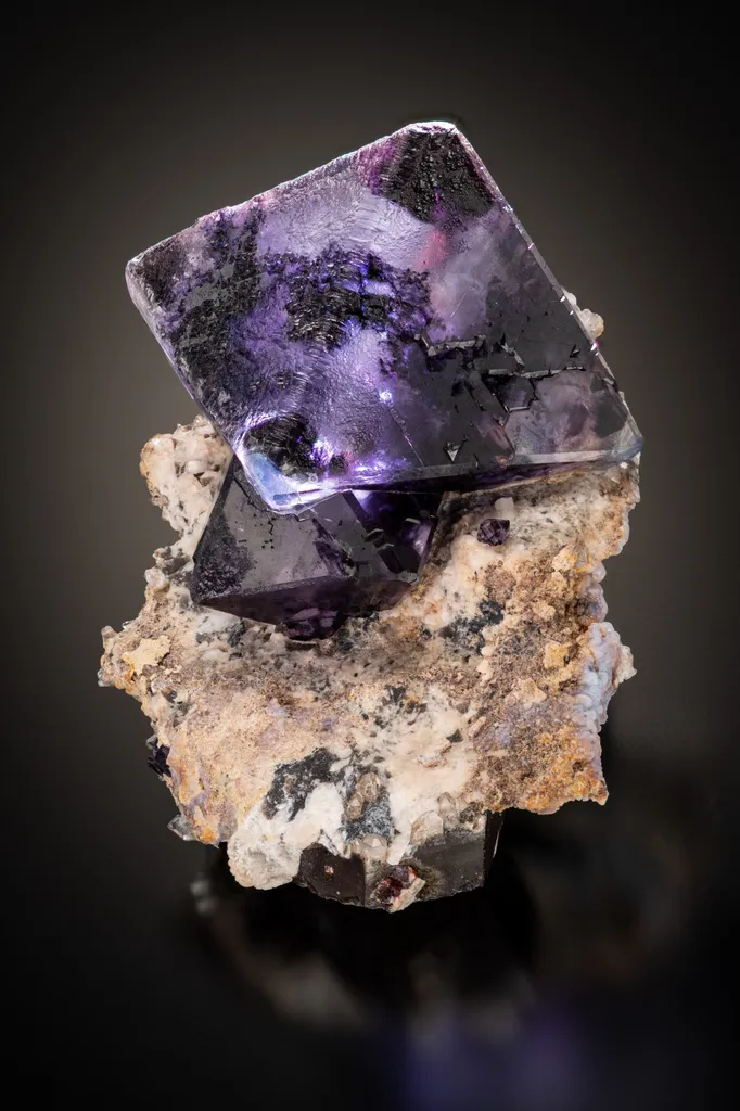 Fluorite from China, Fujian, Yunxiao Co., Tongbei, Wushan Spessartine Mine