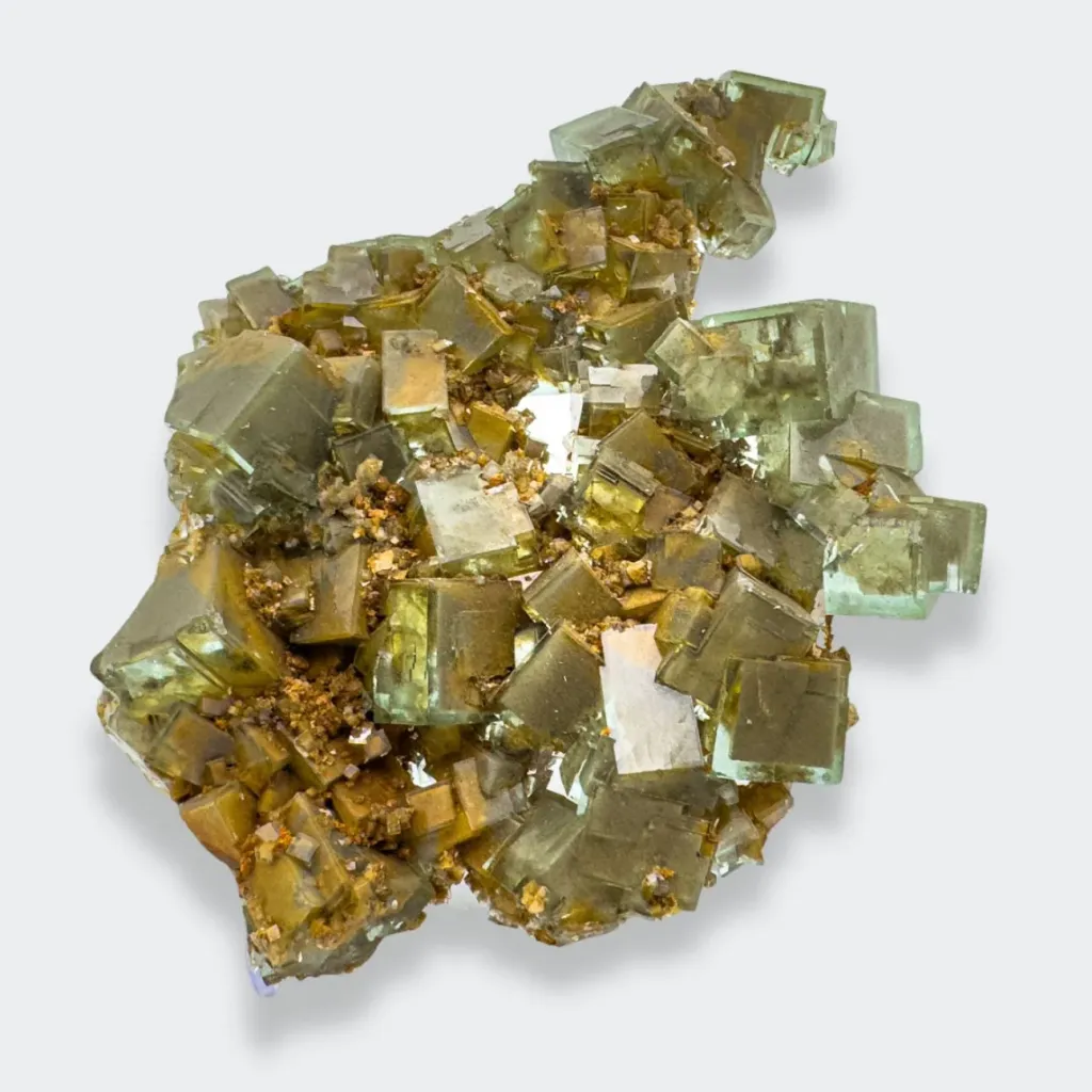 Fluorite from China, Hunan, Chenzhou, Linwu Co., Xianghualing Sn-polymetallic ore field, Xianghualin - image 3