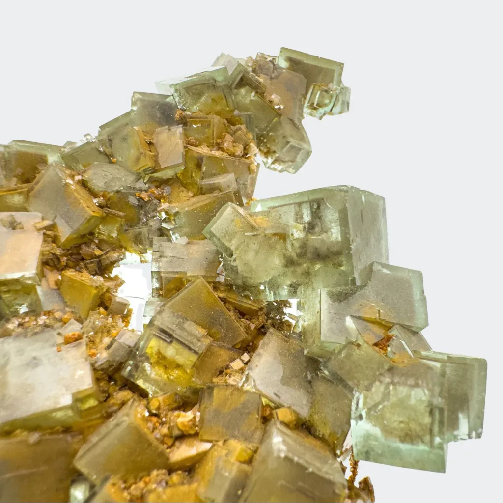 Fluorite from China, Hunan, Chenzhou, Linwu Co., Xianghualing Sn-polymetallic ore field, Xianghualin - image 2