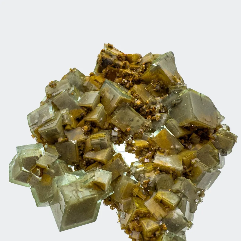 Fluorite from China, Hunan, Chenzhou, Linwu Co., Xianghualing Sn-polymetallic ore field, Xianghualin - image 5