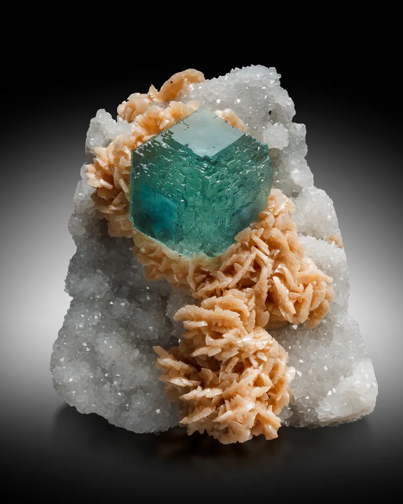 Fluorite from China, Hunan, Chenzhou, Yizhang Co., Dongpo ore field image