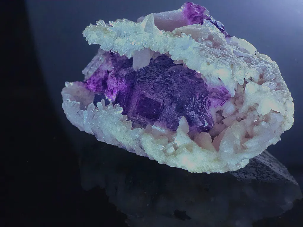 Fluorite from China, Hunan, Hengyang, Leiyang Co., Shangbao Mine - image 2