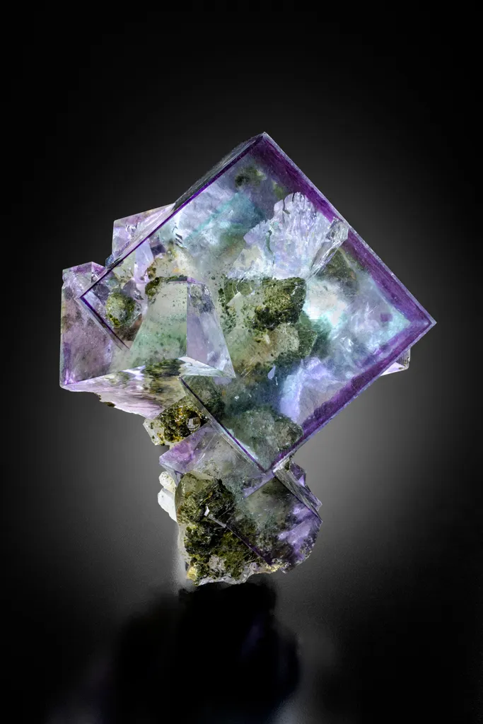Fluorite from China, Hunan, Yaogangxian Mine image