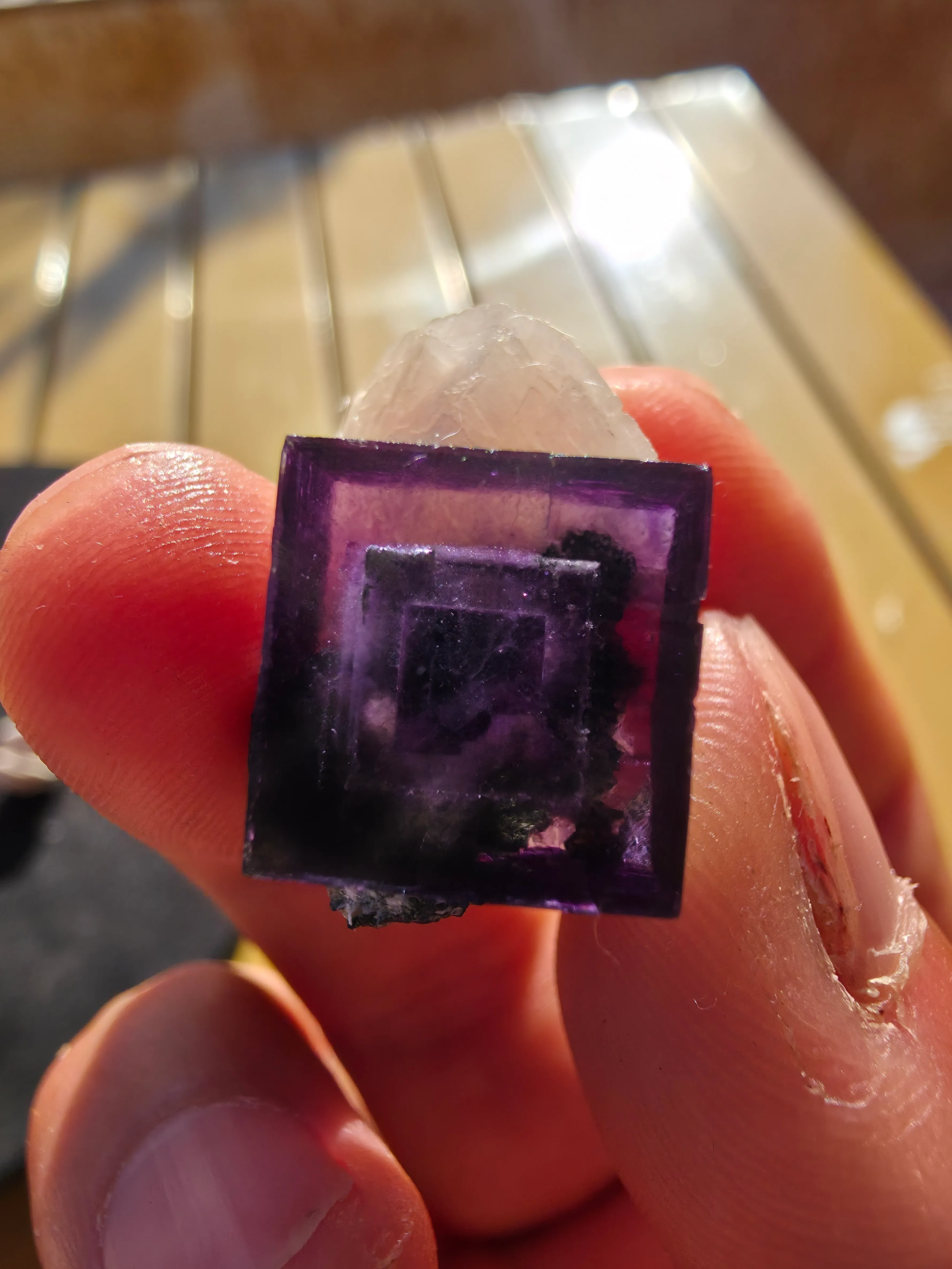 Fluorite from China, Hunan, Yaogangxian Mine - image 1