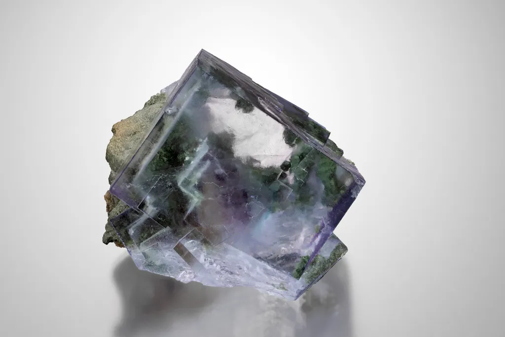 Fluorite from China, Hunan, Yaogangxian Mine