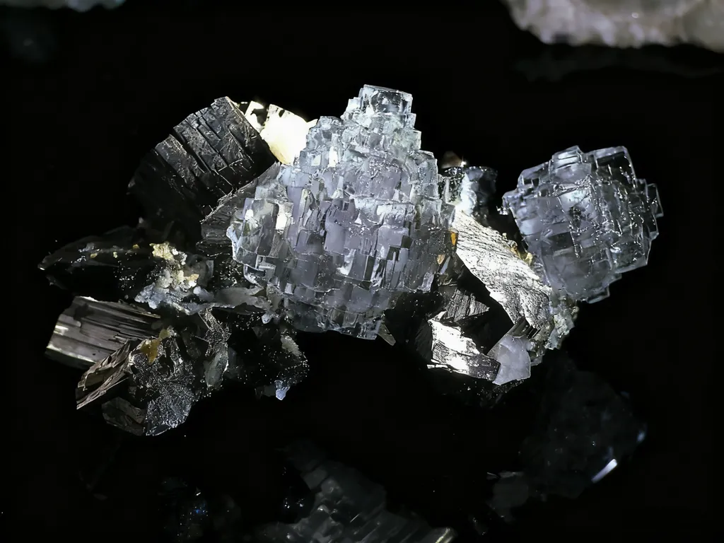 Fluorite from China, Hunan, Yaogangxian Mine image