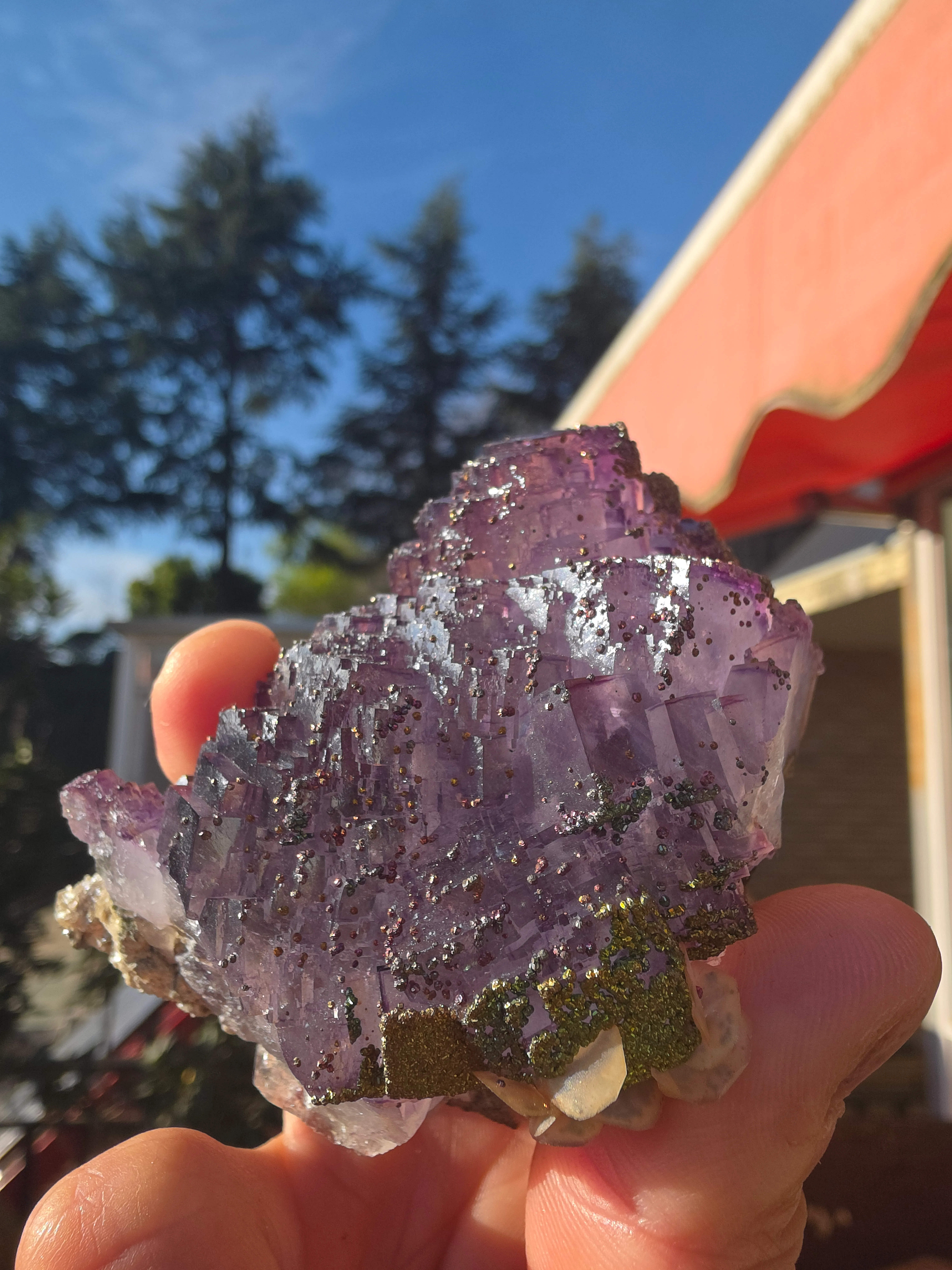 Fluorite from China, Hunan, Yaogangxian Mine - image 2