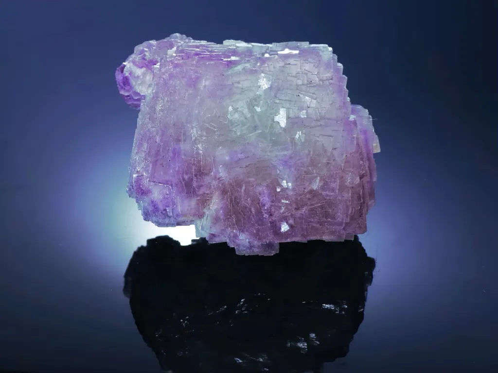 Fluorite from China, Hunan, Yaogangxian Mine, Yaogangxian Mine, Yizhang Co. Chenzhou, Hunan, China image