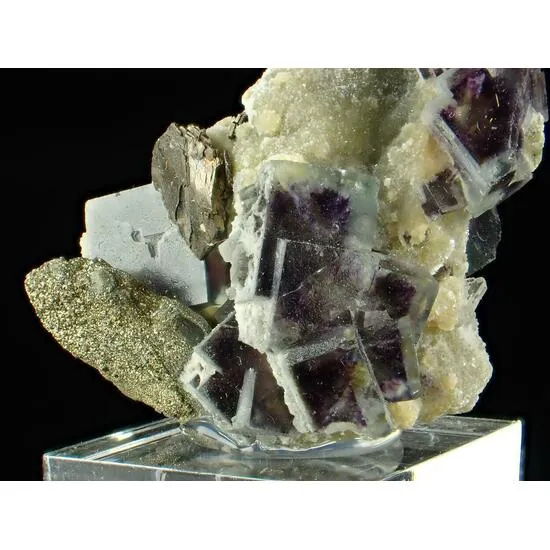 Fluorite from China, Inner Mongolia, Hexigten Banner, Weilasituo Li-(Rb)-Sn-W deposit - image 2