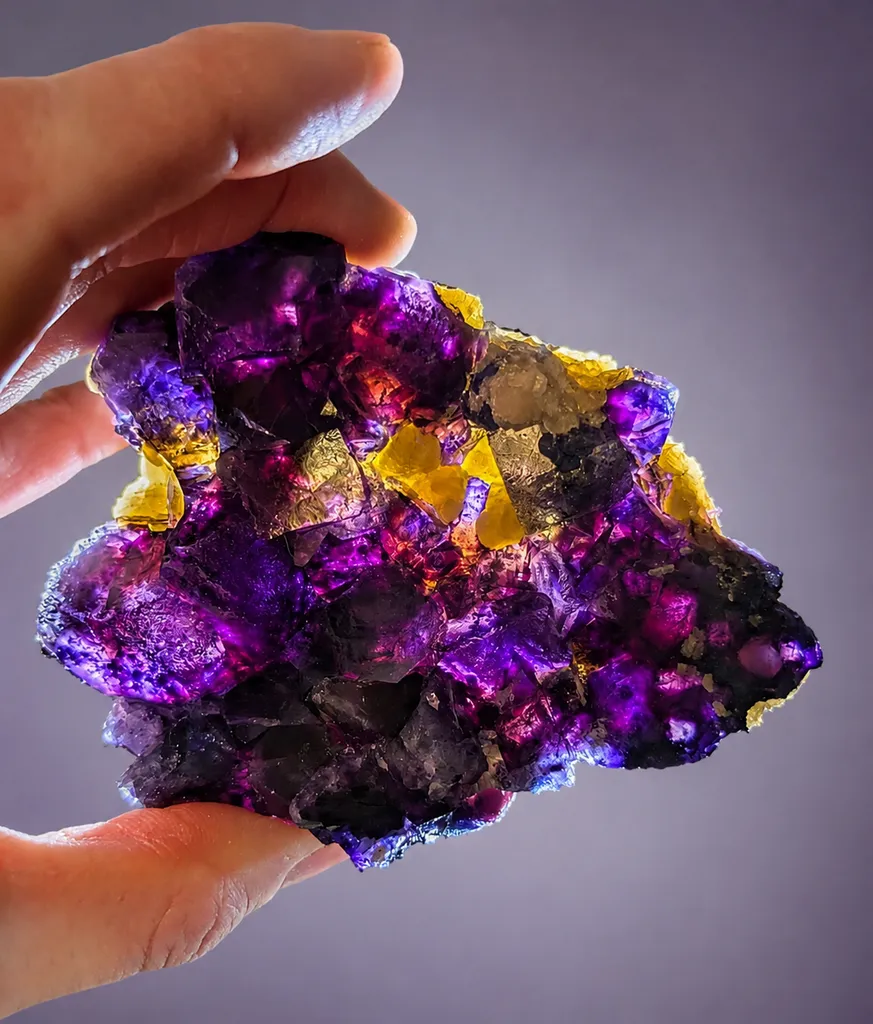 Fluorite from China, Inner Mongolia, Yindu Mine image