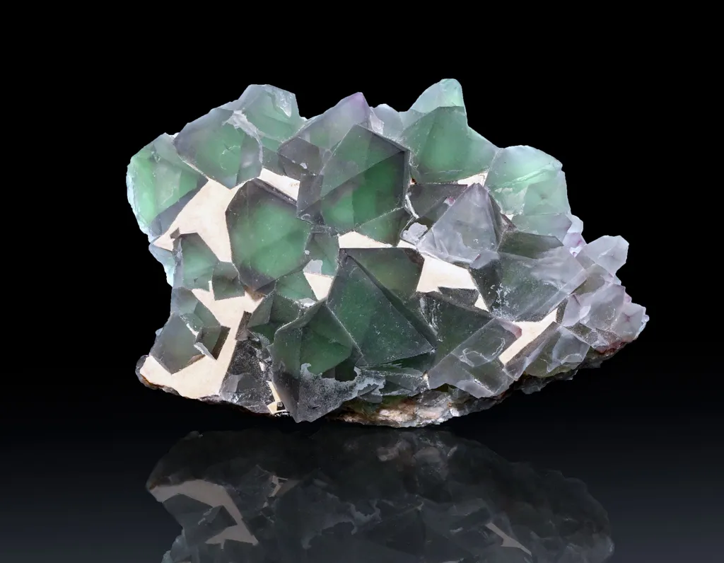 Fluorite from China, Jiangxi, Jiujiang, De'an Co. image