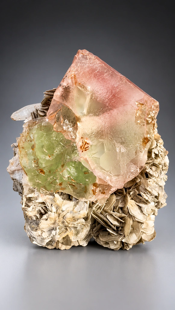 Fluorite from Chumar Bakhoor, Nagar District, Gilgit-Baltistan, Pakistan - image 4