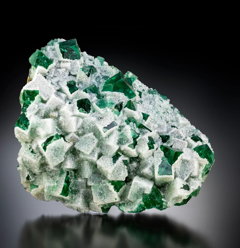 Fluorite from Diana Maria Mine, Rogerley Quarry, County Durham, England, UK image