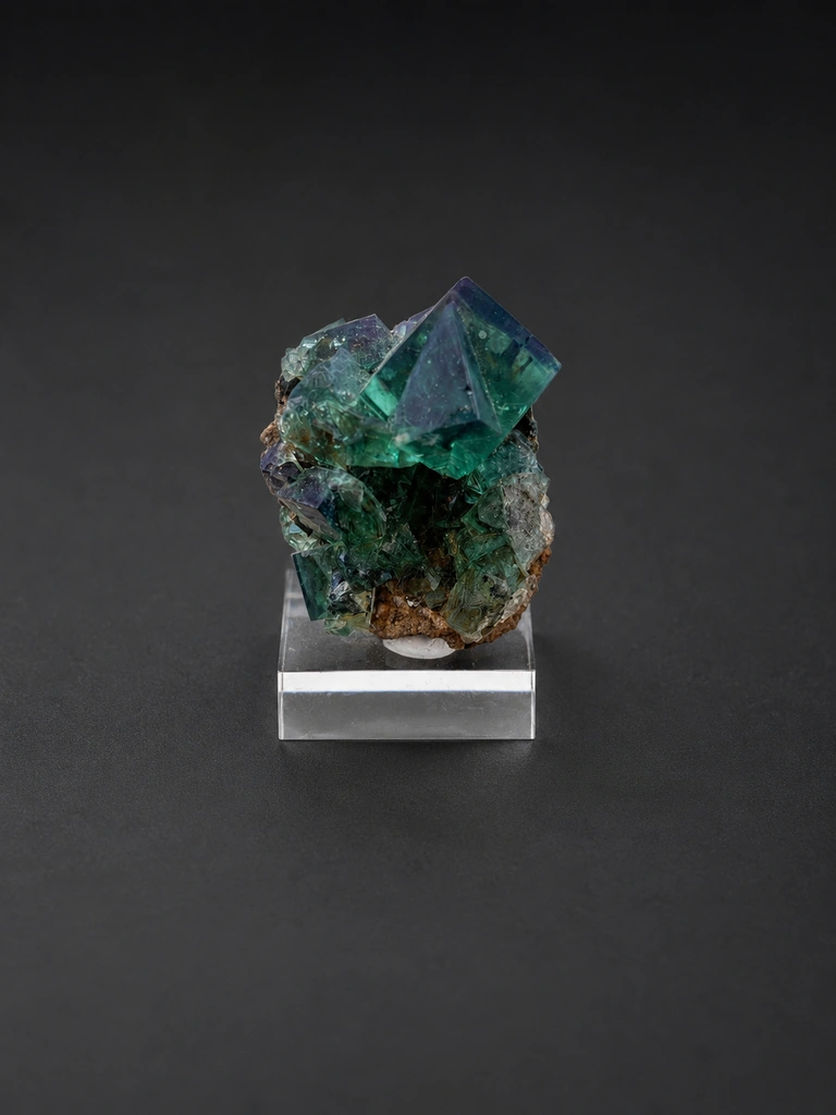 Fluorite from Diana Maria Mine, Rogerley Quarry, County Durham, England, UK image