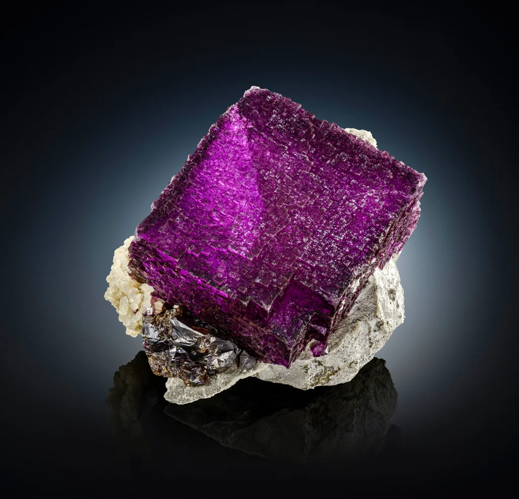 Fluorite from Elmwood Mine, Tennessee, USA image