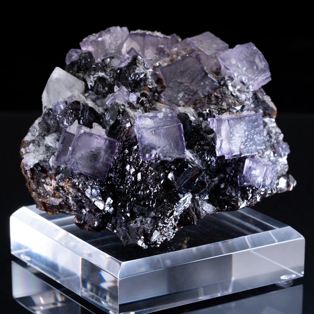 Fluorite from Elmwood Mine, Tennessee, USA image