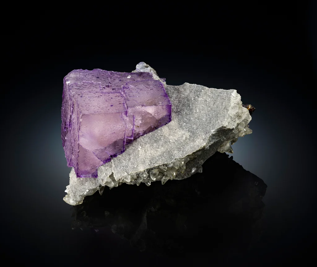 Fluorite from Elmwood Mine, Tennessee, USA image