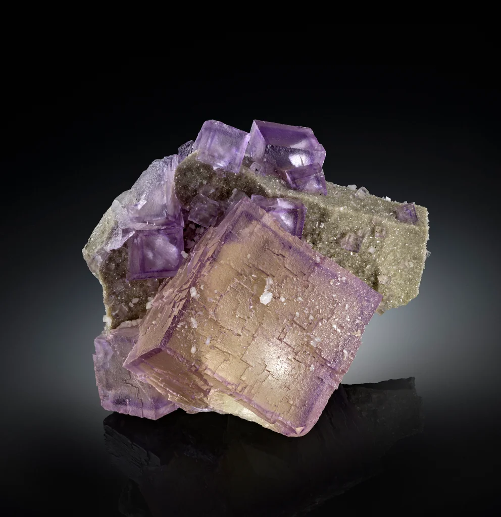 Fluorite from Elmwood Mine, Tennessee, USA image