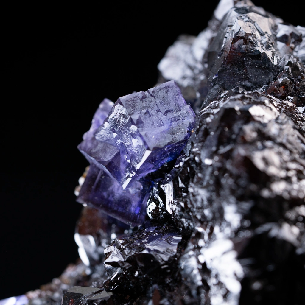 Fluorite from Elmwood Mine, Tennessee, USA image