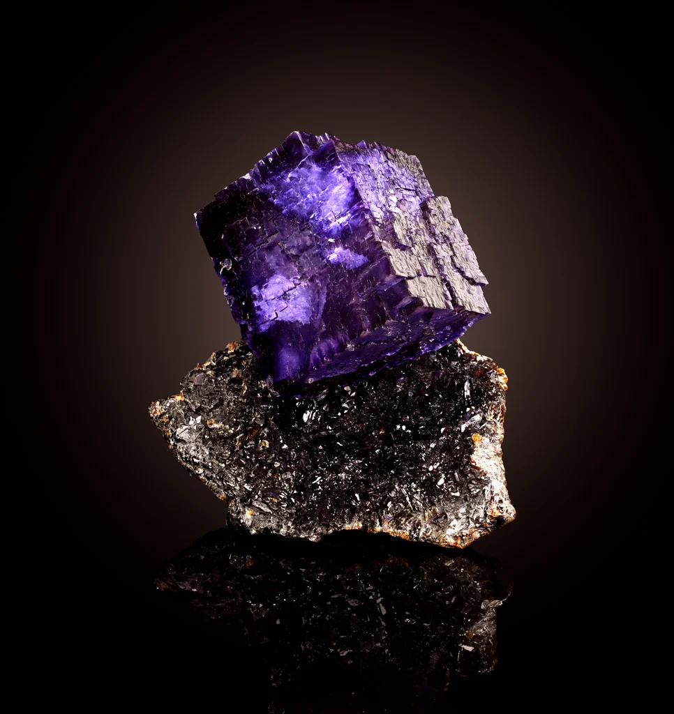 Fluorite from Elmwood Mine, Tennessee, USA image