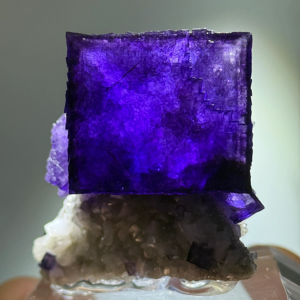 Fluorite from Elmwood Mine, Tennessee, USA image