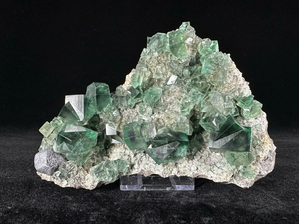 Fluorite from fairy holes pocket, UK, England, Eastgate, Lady Annabella Mine image