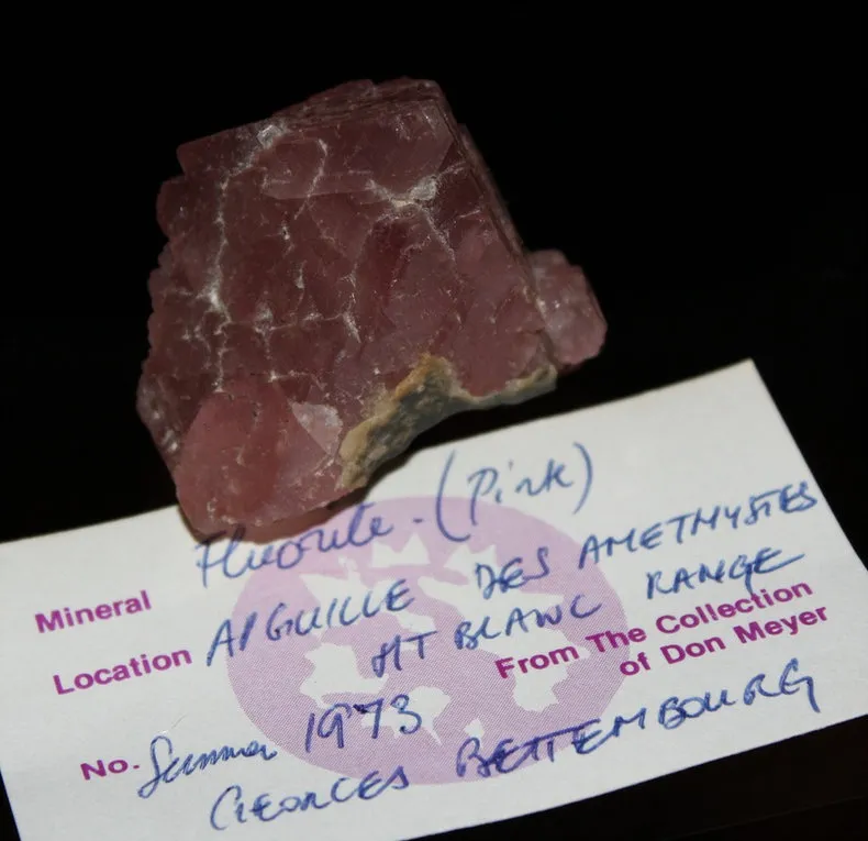 Fluorite from France, Auvergne-Rhône-Alpes, Chamonix-Mont-Blanc, Chamonix, Argentière Glacier - image 3