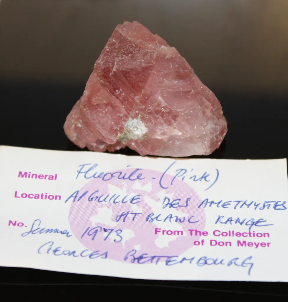 Fluorite from France, Auvergne-Rhône-Alpes, Chamonix-Mont-Blanc, Chamonix, Argentière Glacier - image 2